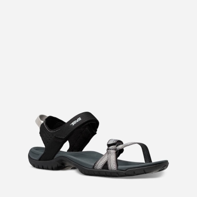 Teva Verra - Women's Teva Hiking Sandals - Grey / Black / Multicolor | India (NGCI57920)